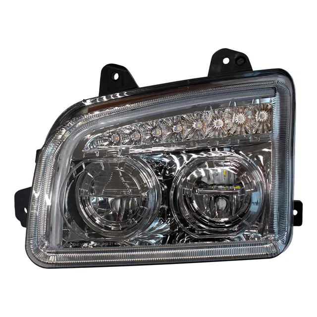 Faro Con Led Ojo De Angel Para Kenworth T880 Der