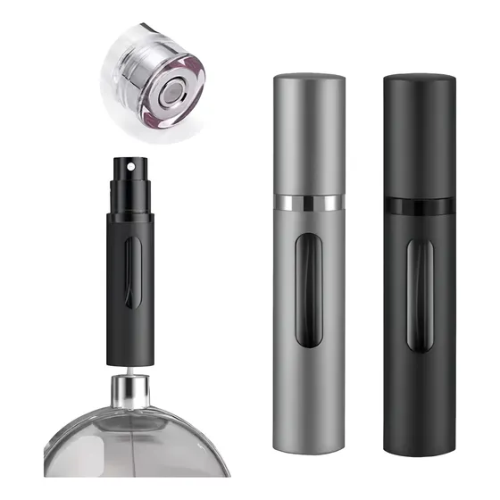 Porta Perfume Mini Recargable Portatil 8 Ml X2