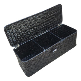 N Caja De Almacenamiento De 3 Compartimentos, Cesta De. N Caja De Almacenamiento De 3 Compartimentos, Cesta De.