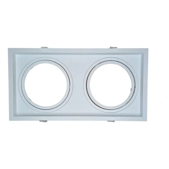 Spot Duplo Recuado Embutir Ar111 Branco