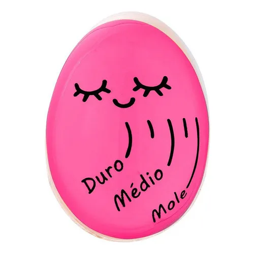 Timer Para Cozimento De Ovos Temporizador Tempo Certo - Rosa