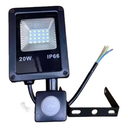 Refletor Holofote Led  Sensor Presença  Fotocélula 20w