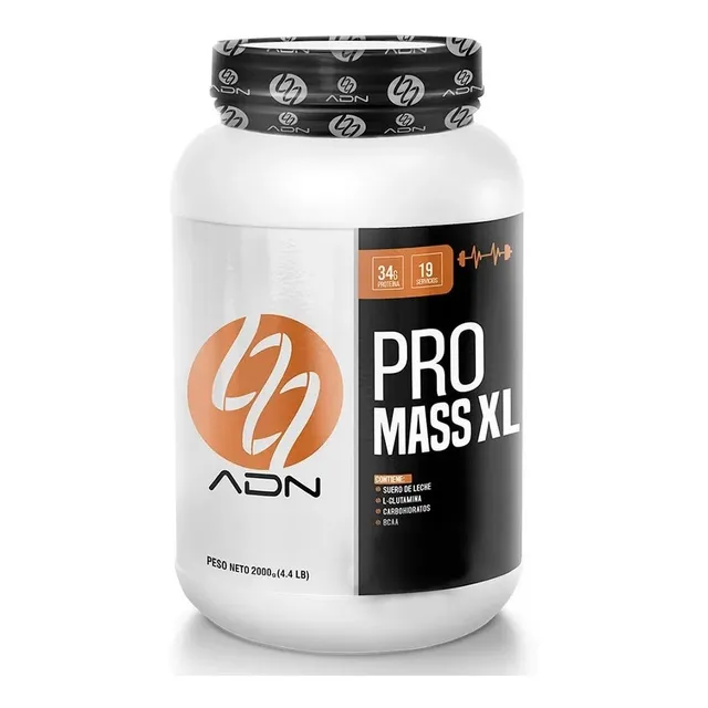 Ganador De Masa Proteina Pro Mass Xl 2 Kilos Adn