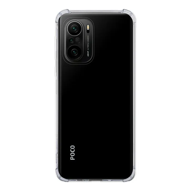 Capa Capinha Anti Queda Borda Reforcada Para Xiaomi Poco F3 Cor Transparente