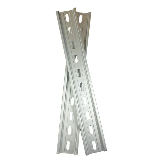 Pieza Din Riel Ranurado Aluminio Rohs Largo Ancho Alto