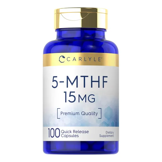 Suplemento Carlyle 5-mthf L-metilfolato 15 Mg 100 Cápsulas