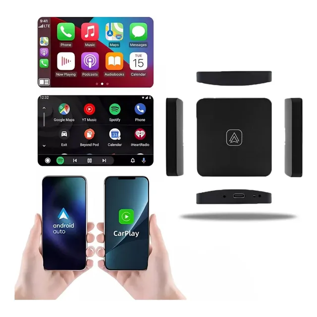 Adaptador Para Apple Car Play Inalámbrico Compatible Android