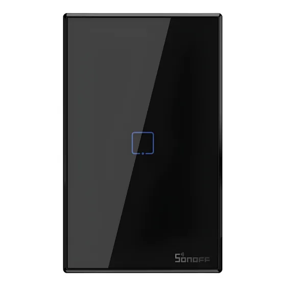 Interruptor De Pared 1 Canal Wifi Negro Sonoff (precioxud)