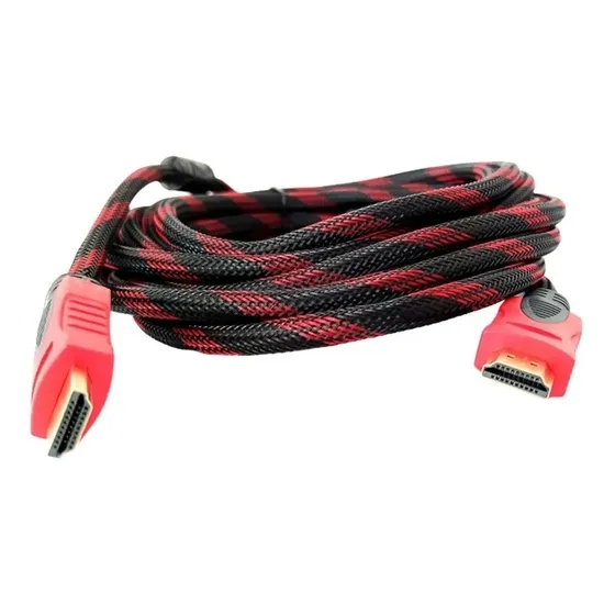 Cable Hdmi Reforzado Con Maya 1.5 Metros (punta Dorada)