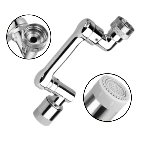 Adaptador Extensor De Torneira Pulverizador Bico Articulado