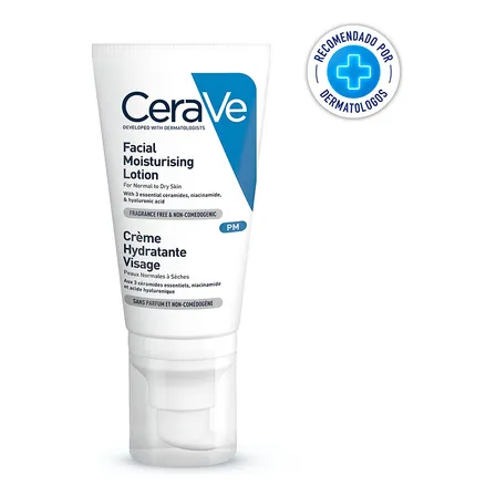 Cerave Locion Hidratante Para Rostro Noche 52mL para piel seca