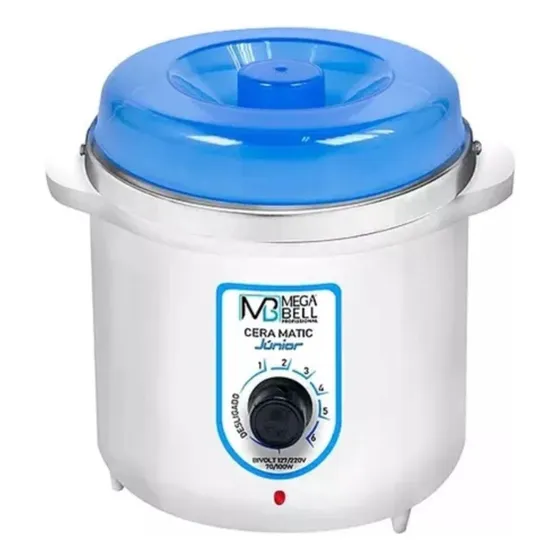 Termocera Panela Aquecedor De Cera 400g Azul 127/220V Mega Bel