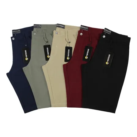 Kit 5 Bermuda Masculina Sarja Casual Revenda Atacado