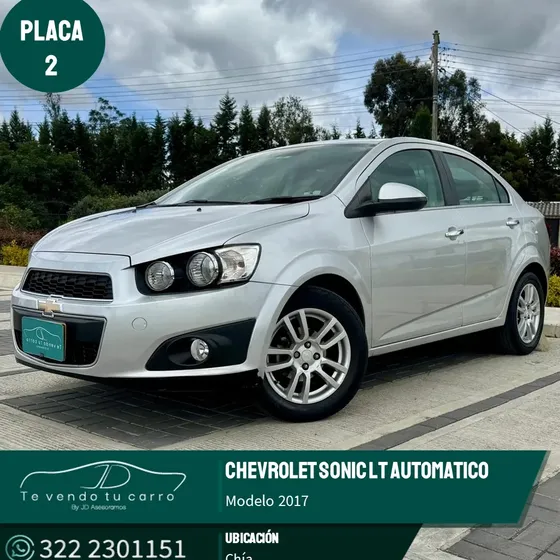 Chevrolet Sonic 2017 1.6 Lt 4 P Automática