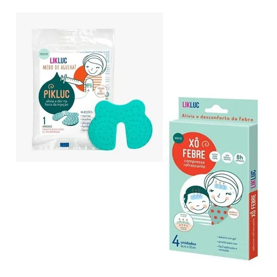 Kit Vacina - 1 Xô Febre Alívio Da Febre Likluc + 1 Pikluc