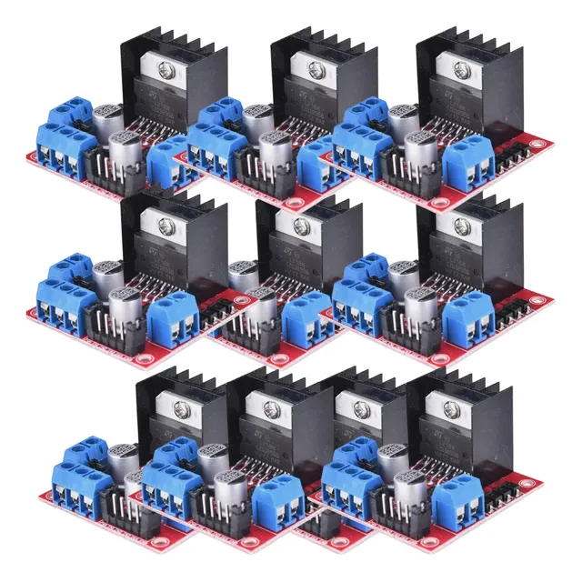10 X Doble Puente H Driver L298n Motor Dc Arduino Arm Avr