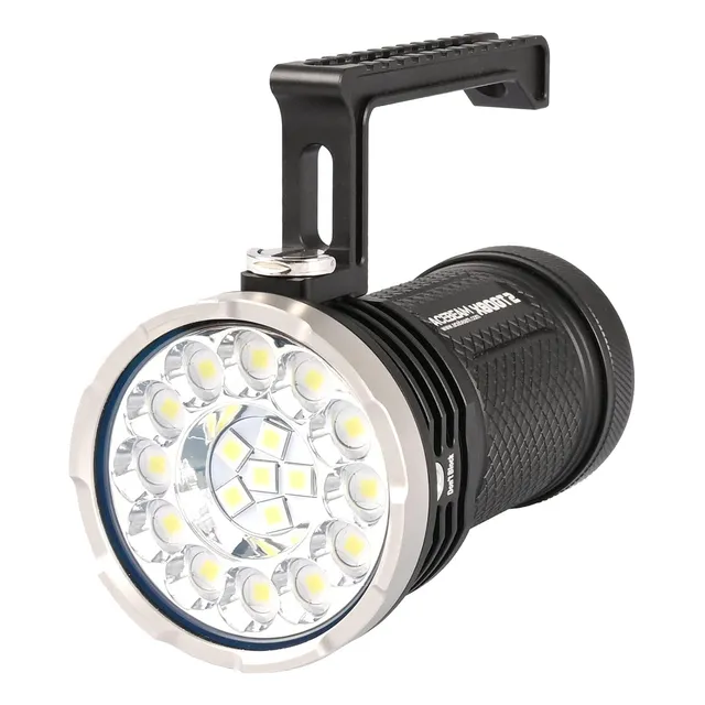 Led Linterna Recargable Max Lumene Alto Brillante Largo Agua