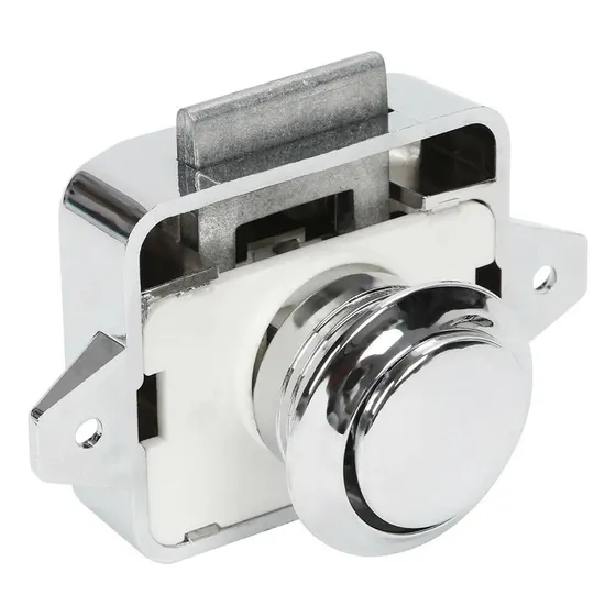 Puxador Trava Push Lock Click Motorhome Trailer Gaveta 10 Un