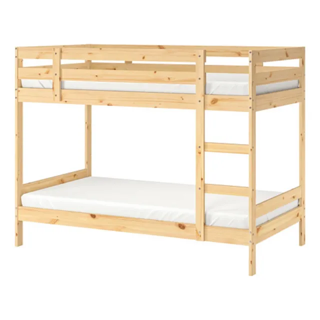 Camarote Cama Armazón De Litera Twin, Pino