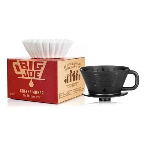 Big Joe Extra Large Pour Over Coffee Maker 50 Filters Up