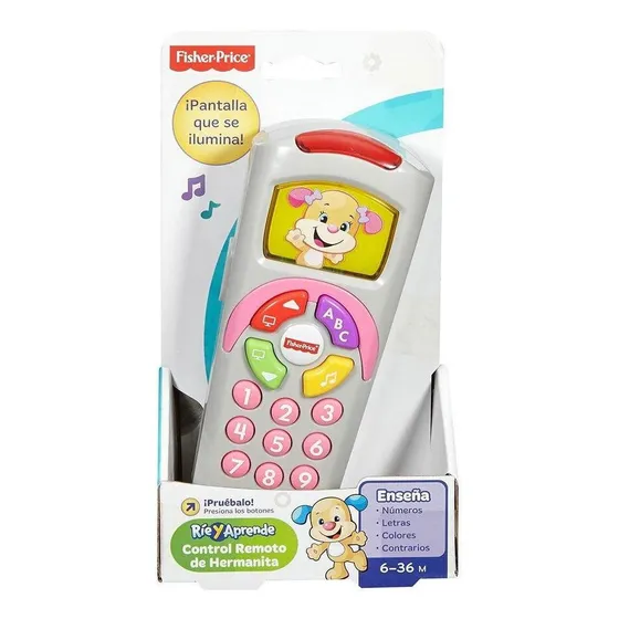 Fisher Price Rie Y Aprende Control Remoto De Hermanita Dlh82