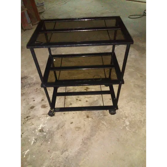 Mesa Para Tv  Metalica Con Ruedas