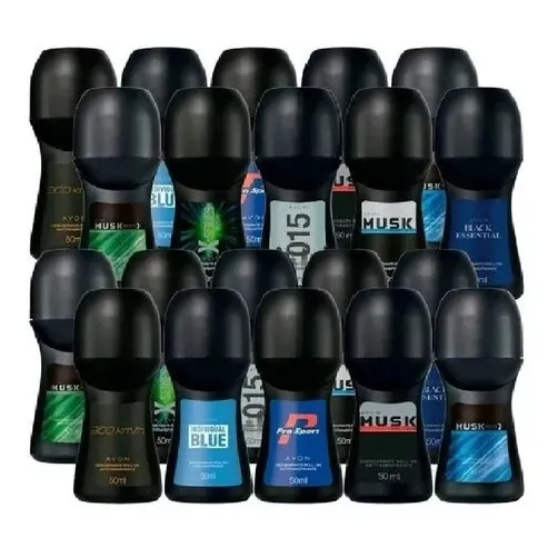 Kit Avon 10 Desodorantes Rollon Masculino-  Promoção Atacado