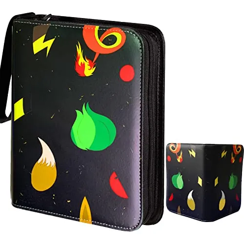Carpeta De Tarjetas Coleccionables De 4 Bolsillos, Álb...