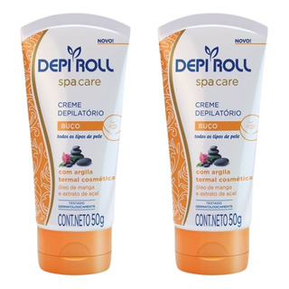 Depilatorio Depiroll Creme Buço Spa Care 50g - Kit C/ 2un Depilatorio Depiroll Creme Buço Spa Care 50g - Kit C/ 2un