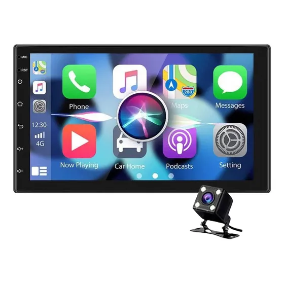Radio Multimedia Mp5 Con Carplay Y Android Auto + Camara
