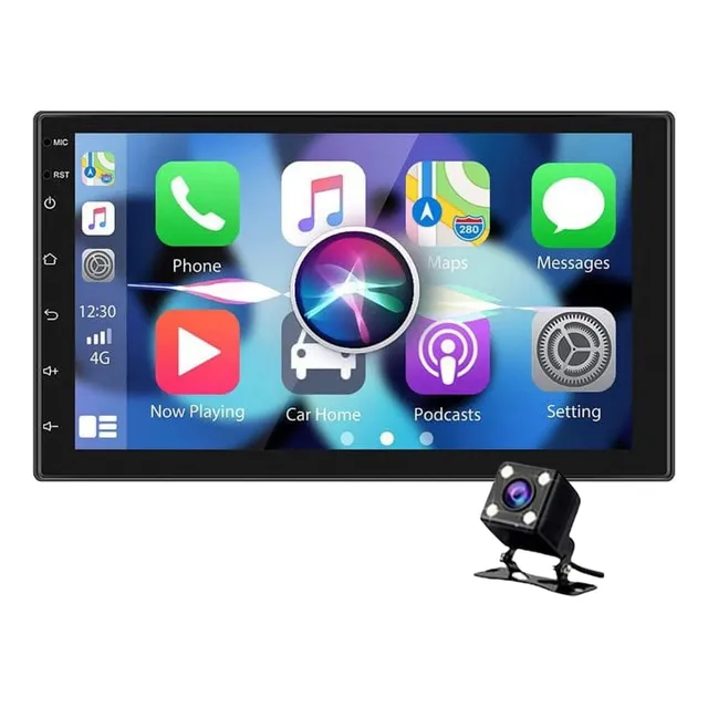 Radio Multimedia Mp5 Con Carplay Y Android Auto + Camara