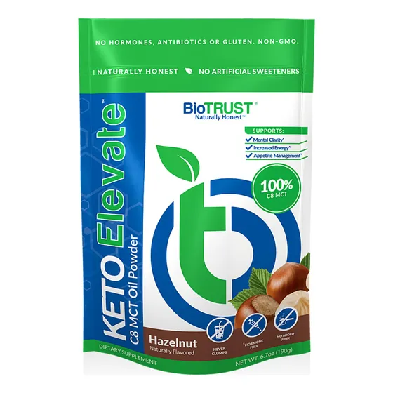 Suplemento Biotrust Keto Elevate C8 Mct En Polvo, 20 Porcion