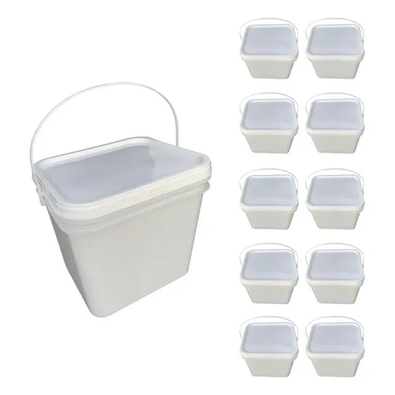 Balde Para Fazer Cerveja 2.4 Litros 10 Pçs