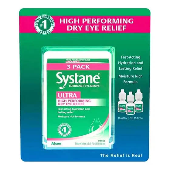 Systane Ultra Gotas Lubricantes Para Ojo Seco (3pack 10ml)