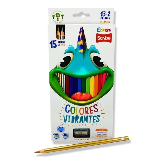 Colores Scribe Caja X 15 