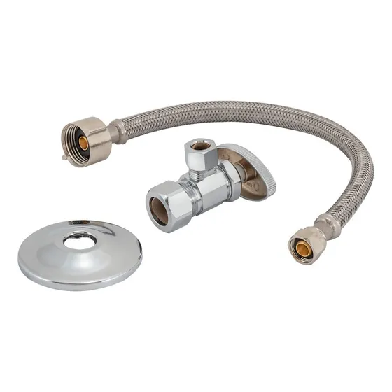 Ez-flo 48311 Kit Instalacion Inodoro Acero Inoxidable Parada