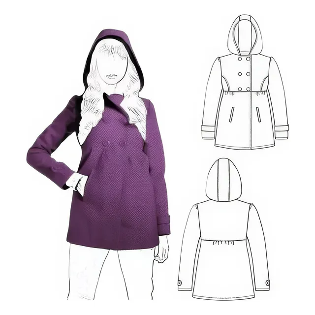 Moldería Texil Unicose - Campera Corte Busto Niña 0912
