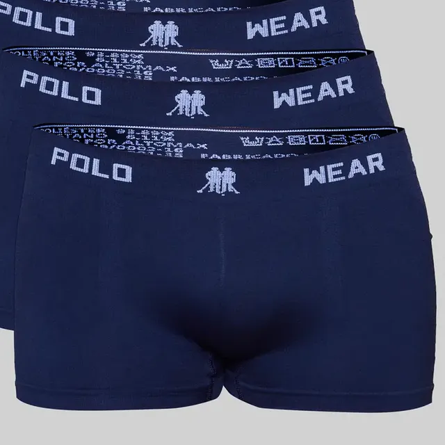 Kit 12 Cuecas Boxer Polo Wear Microfibra