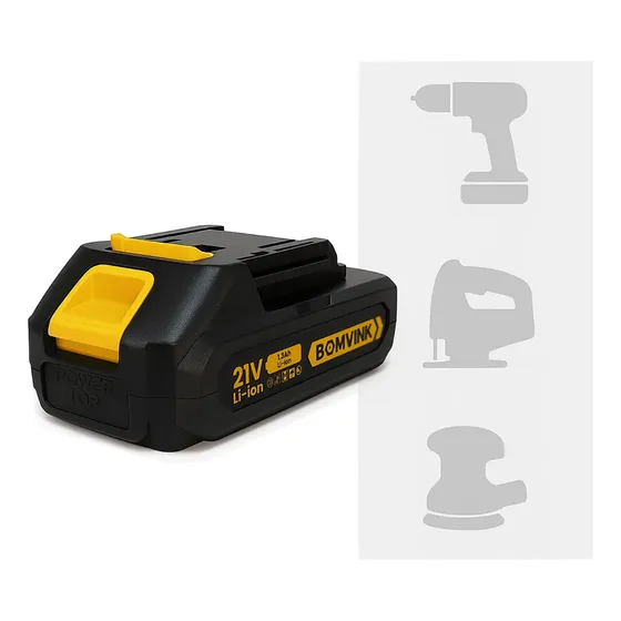 Bateria 21v Bomvink Lithium Íon P/ Parafusadeira