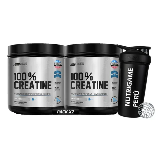 100% Creatine Universe Nutrition 1kg (500grx2) New Creabolic