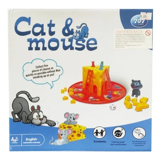 Juego Del Gato Y El Ratón - Sticker