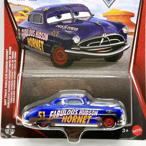 Miniatura 1951 Hudson Hornet Azul 1:64 Johnny Lightning Metal