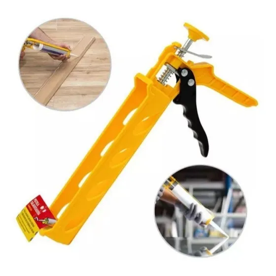 Pistola Plastica Para Cartucho De Silicone Marca Security 