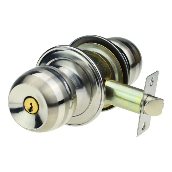 Cerradura De Pomo Para Puertas De Madera Tres Llaves. 