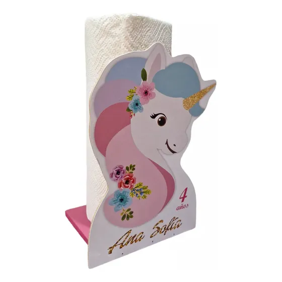 Paq6. Recuerdo Portarrollo Unicornio
