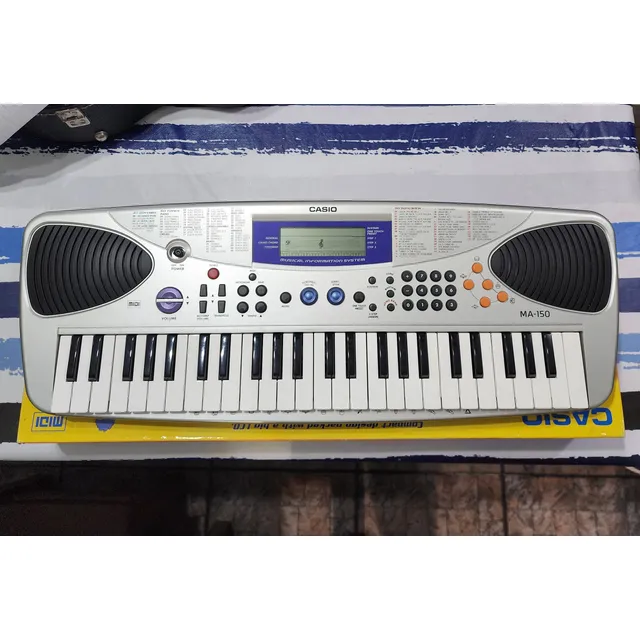 Mini Teclado Casio Ma 150 En Muy Buen Estado - Poco Uso!!! Plateado