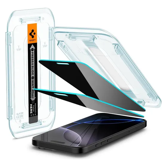 Protector Pantalla Spigen Antiespia iPhone 16 Pro Max -2 Uni