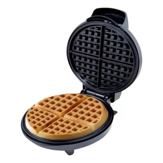 Máquina Waflera Eléctrica Vigore Antiadherente Waffles 1000w