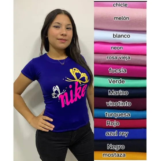 Blusas De Dama Manga Corta Al Mayor Y Al Detal 