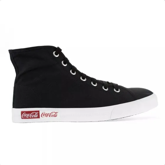 Tênis Botinha Feminino Cano Alto Casual Original Coca Cola